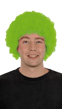 PERRUQUE FRISEE VERTE