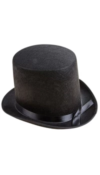 CHAPEAU HAUT DE FORME ROCAMBOLE NOIR