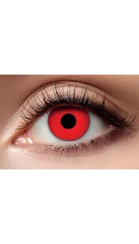 LENTILLES DE CONTACT ROUGES