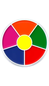 FARD SUPRACOLOR KRYOLAN FLUO UV, POT DE 6 COULEURS