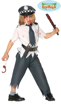 DEGUISEMENT POLICIER ZOMBIE