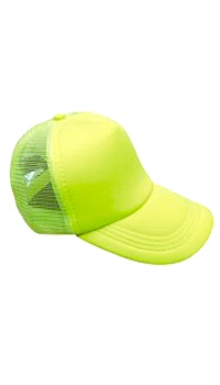 CASQUETTE JAUNE FLUO