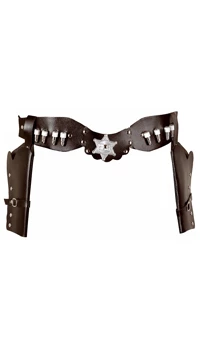CEINTURE COWBOY SANS PISTOLETS
