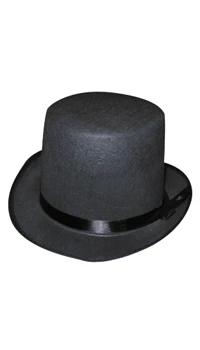 CHAPEAU HAUT DE FORME NOIR