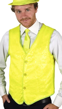 GILET SANS MANCHES FLUO JAUNE