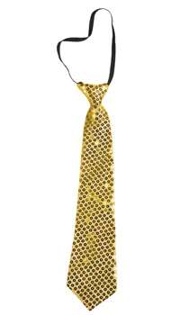 CRAVATE PAILLETTE OR